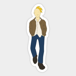 Mr Smith walking Sticker